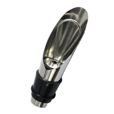 

Stainless Steel Bottle Cork Pourer Wine Bottle Stopper Silicone Sealing Cap Home Kitchen Bar Supplies