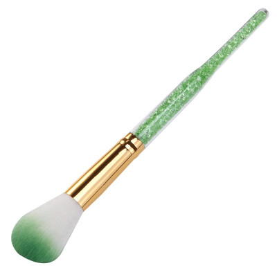 

1Pcs Rhinestone Handle Make up Dust Cleaning Brush Easy Washing Gel Polish Tips 3D Decor Powder Sequins Cleaning Remove Tool