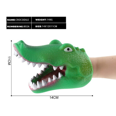 

Tailored Simulation Animal Head Model Hand Puppet Toy Doll Gloves Baby Child Gift