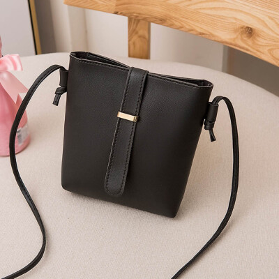 

Tailored Women Simple Fashion Bucket Bag Strap Messenger Shoulder Bag Mobile Phone Bag