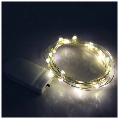 

2m Copper Wire LED String Lights Powered By Battery Waterproof Christmas Home Festival Party Lighting Decoration