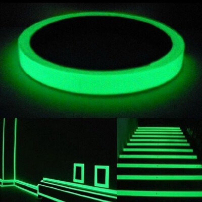 

JPGIF Luminous Tape Self-adhesive Glow In The Dark Safety Stage Home Warning Tape