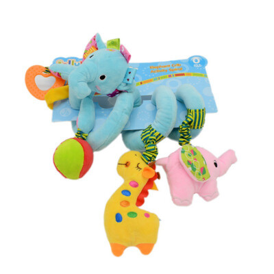 

Baby Lathe Hanging Ring Animal Rattle Crib Hanging Baby Stroller Hanging Toys Teether Stuffed Doll