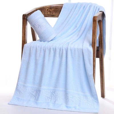 

Bamboo Fiber Towel Nature Style Bamboo Jacquard Weave Thick High Water Absorption Comfortable Breathable Healthy Bath Towel