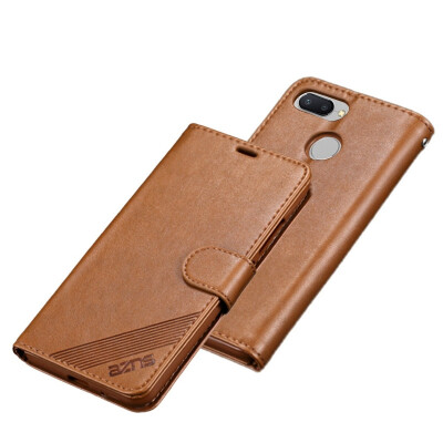 

MOONCASE Millet Red Rice 6 Yazun Shi TPU Wallet - Light Brown