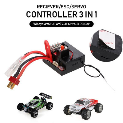 

Wltoys A959-B A979-B A969-B RC Car ReceiverESCServo Controller 3 in 1 Replacement Part A959-B-25 for Wltoys A959-B A979-B A969-B