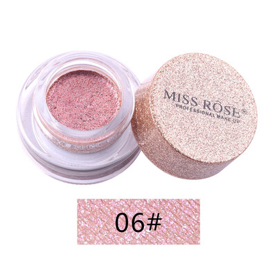 

MISS ROSE Eye Shadow Powder Shiny Smoky Eyeshadow Bling High Gloss Face Glow Powder