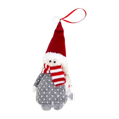 

Toponeto hristmas Tree Creative Decoration Pendant Cute Santa Snowman Doll Pendant