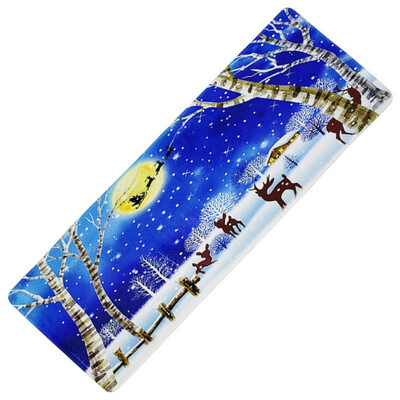 

Christmas Theme Pattern Rectangle Area Rug Anti-Slip Floor Mat Carpet Holiday Home Decorations Christmas Themed Area Rug