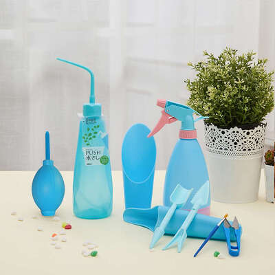 

Multi-function Mini Gardening Hand Tools Set Succulent Plants Watering Bottles Miniature Garden Plants Tools