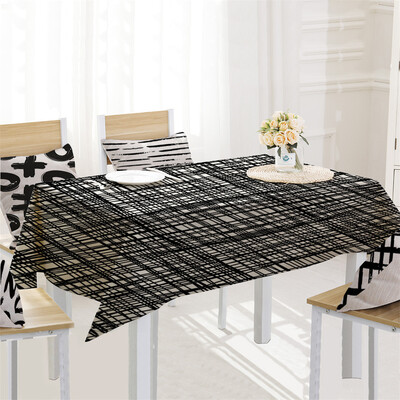 

Toponeto Simple Table Cloth Linen Tablecloth For Kitchen Decorative Dining Table Cover