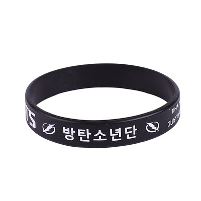 

Kpop BTS Not Today Silicone Letter Print Bracelet Pair Bracelet Sports Bracelet Star Same Style Bracelet Hot Gift