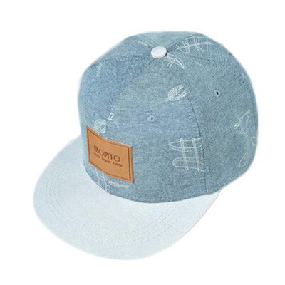 

Korean Fresh Version Beauty Baseball Hot Sale Leisure of Hop Hip Cap New Graffiti The Beautiful Denim