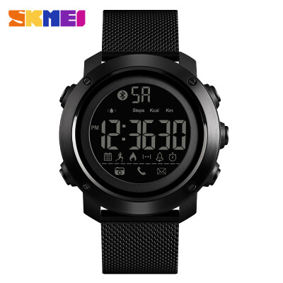 

SKMEI New Men Smart Watches Bluetooth Sport Watch Calories Pedometer Call Reminder Waterproof Digital Wristwatches Male Clock 1462