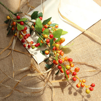 

Artificial Flower Bunch Bridal Wedding Party Foam Bouquet Table Decoration Autumn Decoration Festival Fake Flower Home Decor