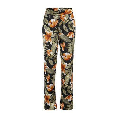 

Europe&the United States Printed High Waist Wide Leg Pants Casual Loose Long Pant New Womens Spring Fashion Trousers