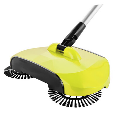 

Hand Push Sweeper Automatic Stainless Steel Sweeping Machine Handle Broom Household Floor Cleaning Package 360 Degree Rotation Swe