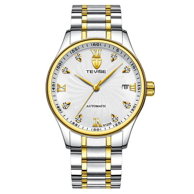 

TEVISE 8122S Automatic Mechanical Watch Men Water-resistant Stainless Steel Strap Alloy Casing