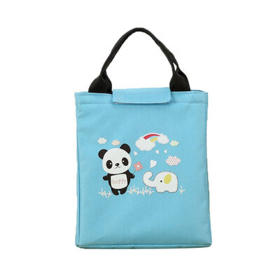 

Portable Cartoon Animal Thermal Insulated Food Tote Pouch Bento Lunch Picnic Bag