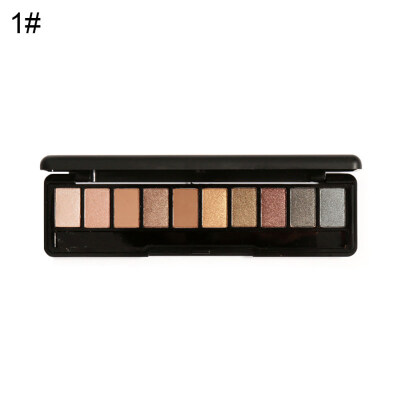 

Focallure 10 Colors Waterproof Eyeshadow Palette Shimmers Matte Powder Makeup