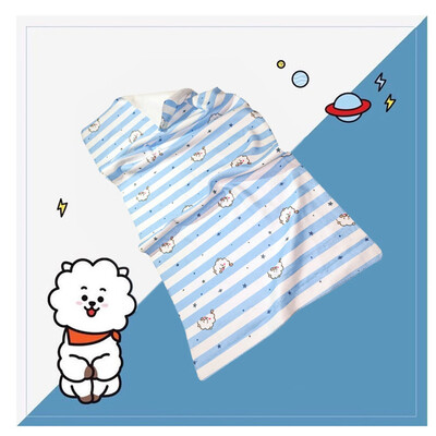 

Cute Cartoon Single-sided Printing Absorbent Face Towel Cotton Small Handkerchief 36 745 cm ARMY Cute Gift