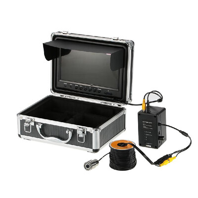 

Waterproof 1000TVL HD Underwater Fishing Camera Fish Finder 9" Large LCD Color Monitor 30M Cable Night Vision Outdoor Portable Fis