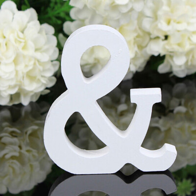 

New A-Z Wooden Wood Letters Alphabet Word Free Standing Wedding Party Home Decoration