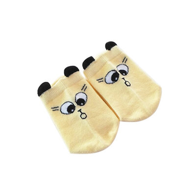 

1 Pair Unisex Baby Girls Boys Cute Cartoon Printed Cotton Socks Lovely Kids Anti-Slip meias infantil LH6s