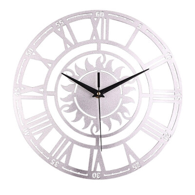 

Gobestart Creative Retro Decorative Sun Roman Digital Acrylic Wall Clock