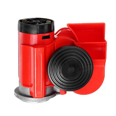 

Air Jet Horn Red 12V 150dB Twin Tone Loud for Car Truck SUV RV Boat
