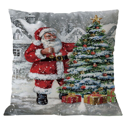 

〖Follure〗Cotton Linen Christmas Pillow Case Sofa Car Throw Cushion Cover Home Decor