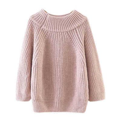 

2019 Spring Autumn Knitting Sweaters Women Fashion Sexy O-neck Sweater Loose Sweater Lantern Sleeve plus size Pullover