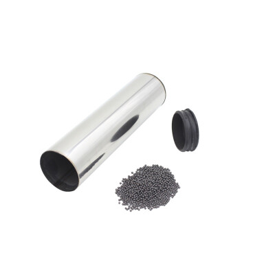 

Professional Stainless Steel Cylinder Sand Shaker Rhythm Musical Instruments Metal Hand Percussion