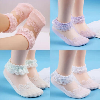 

UK STOCK Toddler Infant Girl Lace Sock Baby Kids Frilly Princess Ankle Socks HOT