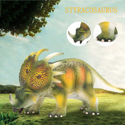 

YIWULAEducational Simulated Styracosaurus Model Kids Children Dinosaur Model Toy