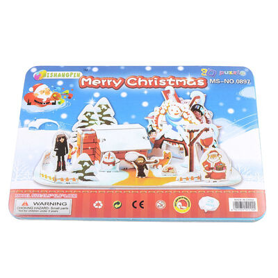 

Christmas DIY 3D Jigsaw Puzzles Adult Children Intelligence Toys Gifts Educational Tool