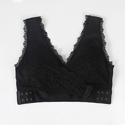 

Womens Sheer Bra Unpadded Lingerie Open Cup Bralette Bustier Mesh Lace Crop Top