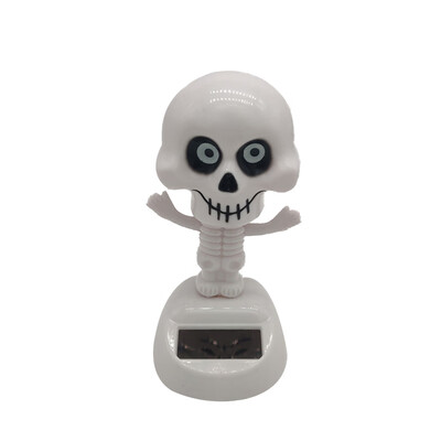 

Cartoon Skull Car Ornaments Solar Body Shaking Model Vehicle Decorations Children Toy Birthday Gift