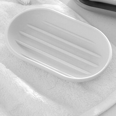 

Bathroom Soap Dish Box Holder Case Shower Soap Storage Drain Tray Practical New