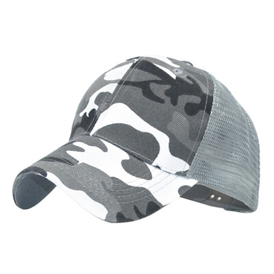 

Baseball Cap Summer Cotton Mesh Hat Headwear Outdoor Sports Wear with Adjustable Back Closure Breathable Comfortable