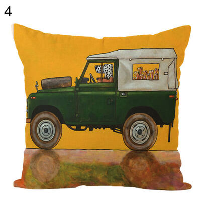 

BicycleBubble Car Soft Throw Pillow Case Cushion Cover Sofa Bed Home Decor