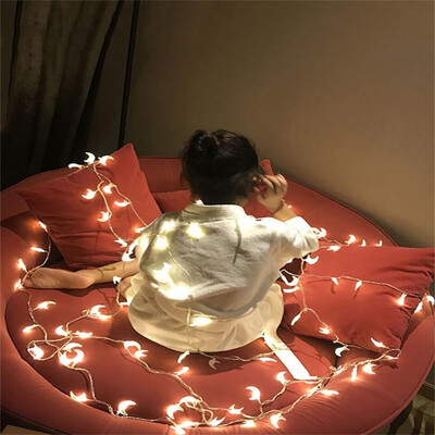 

Gobestart Moon Light String Hanging Tree Festival Decoration Light