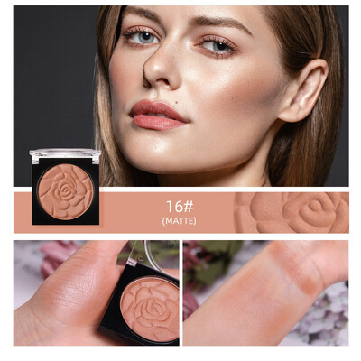 

Matte Pearlescent Blush Long-lasting Brighten Skin Color Eyeshadow Blush Profile Powder