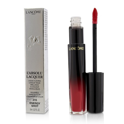 

LANCOME - LAbsolu Lacquer Buildable Shine & Color Longwear Lip Color - 315 Energy Shot 8ml027oz