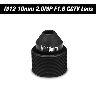 

HD 20 Megapixel 10mm Lens M12 Pinhole Lens for CCTV Security Cameras Mount M12P05 Aperture F16 Format 127