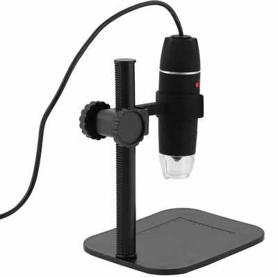 

50X to 500X USB LED Digital Electronic Microscope Magnifier Camera Black