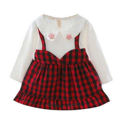 

Baby Dress Autumn Fashion Newborn Baby Girl Clothes 0-3 Years Old Cute Infant Clothes 1 year birthday Baby Girls Dresses