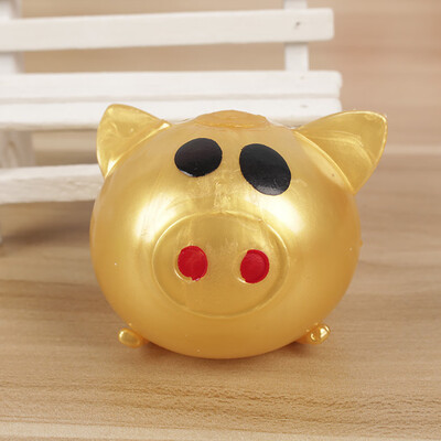 

Gobestart 1Pc Jello Pig Cute Anti Stress Splat Water Pig Ball Vent Toy Venting Sticky Pig