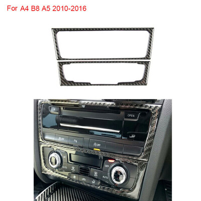 

Car Center Console CD Panel Cover Trim Frame Accessories For A4 B8 A5 2010-2016