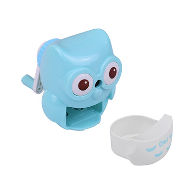 

Safe Handheld Manual Pencil Sharpener Single-hole Sharpeners School Supplies for Pupils Kids Cute Owl Shape Yellow
